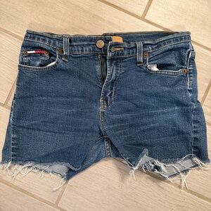 Tommy Hilfiger Distressed Denim Shorts